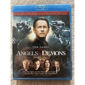 Angels And Demons Movie Blu Ray + DVD 3 Disc Set Tom Hanks Ewan McGregor 2009